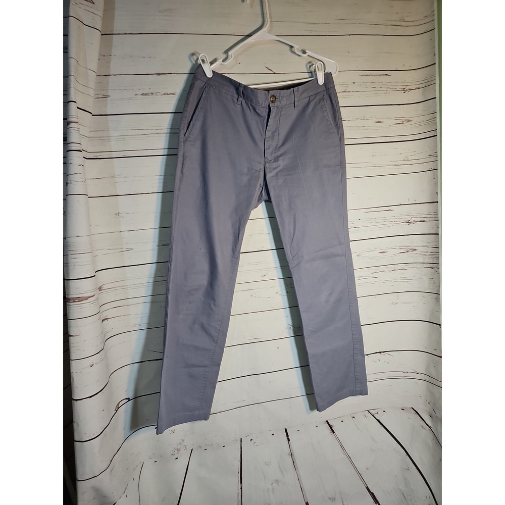 Bonobos Men's 31/32 Pants Slim Stretch Wash Chinos Grey